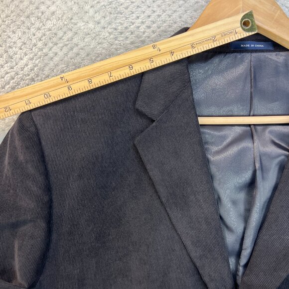 Ralph Lauren Mens Corduroy Blazer Jacket Dillards 3 Button SportsCoat 46L Classi - Picture 9 of 13